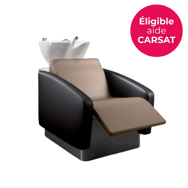 Bac de lavage relève-jambes et massage en options