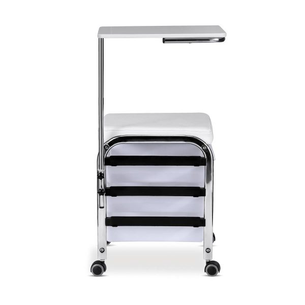 Tabouret de manucure de haute qualité avec plateau pour institut de beauté