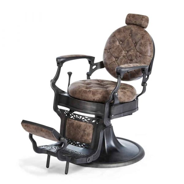 Fauteuil barbier marron Eastwood
