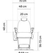 Fauteuil barbier Roméo