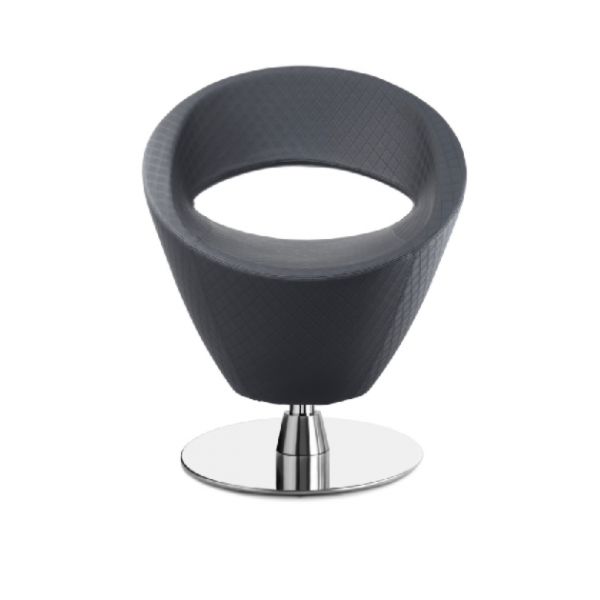 Fauteuil de coupe COCOON base rond avec pompe