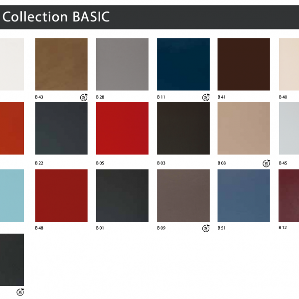 Teintes de skaï basic