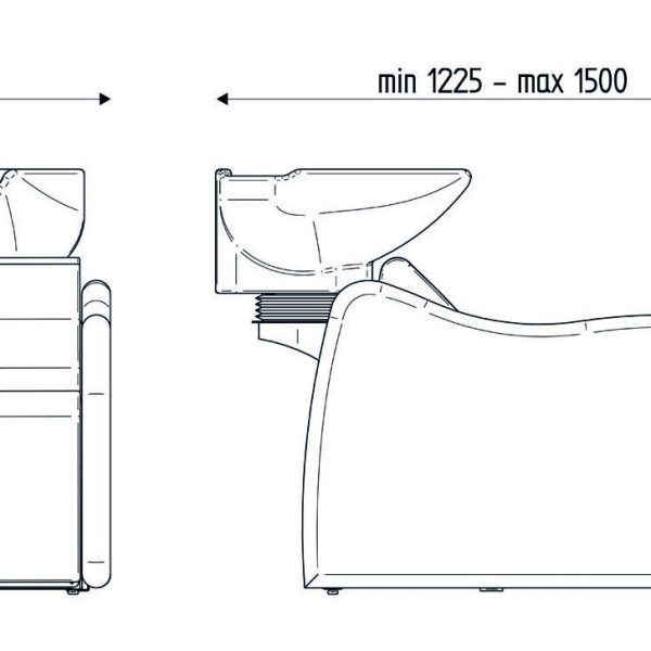 Bac de lavage fixe DUNE