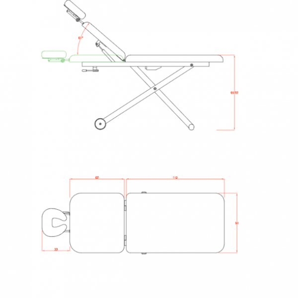 Table électrique pour massage MINA