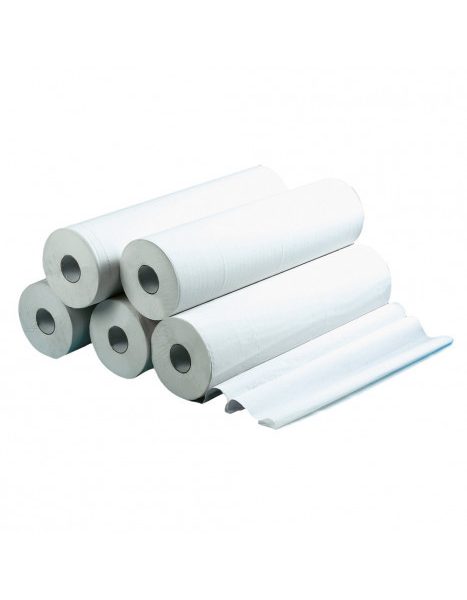 Drap examen 50 cm blanc lisse