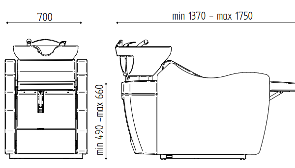 Bac de lavage THRONE