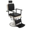 Fauteuil noir moderne pour salon barbier er salon de coiffure