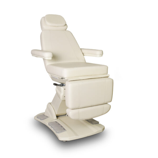 Fauteuil électrique chauffant esthétique crème NEIGE 4CR