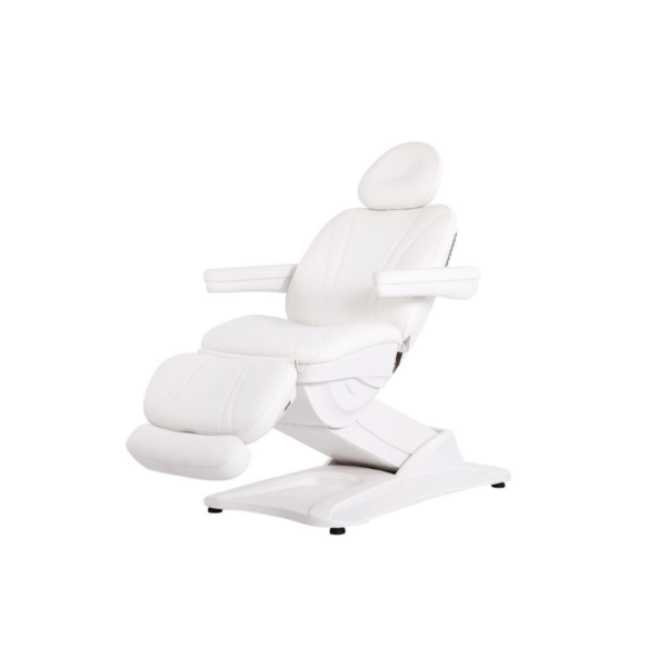 Fauteuil esthétique électrique DOLCEA blanc avec 4 moteurs et fonction antigravité
