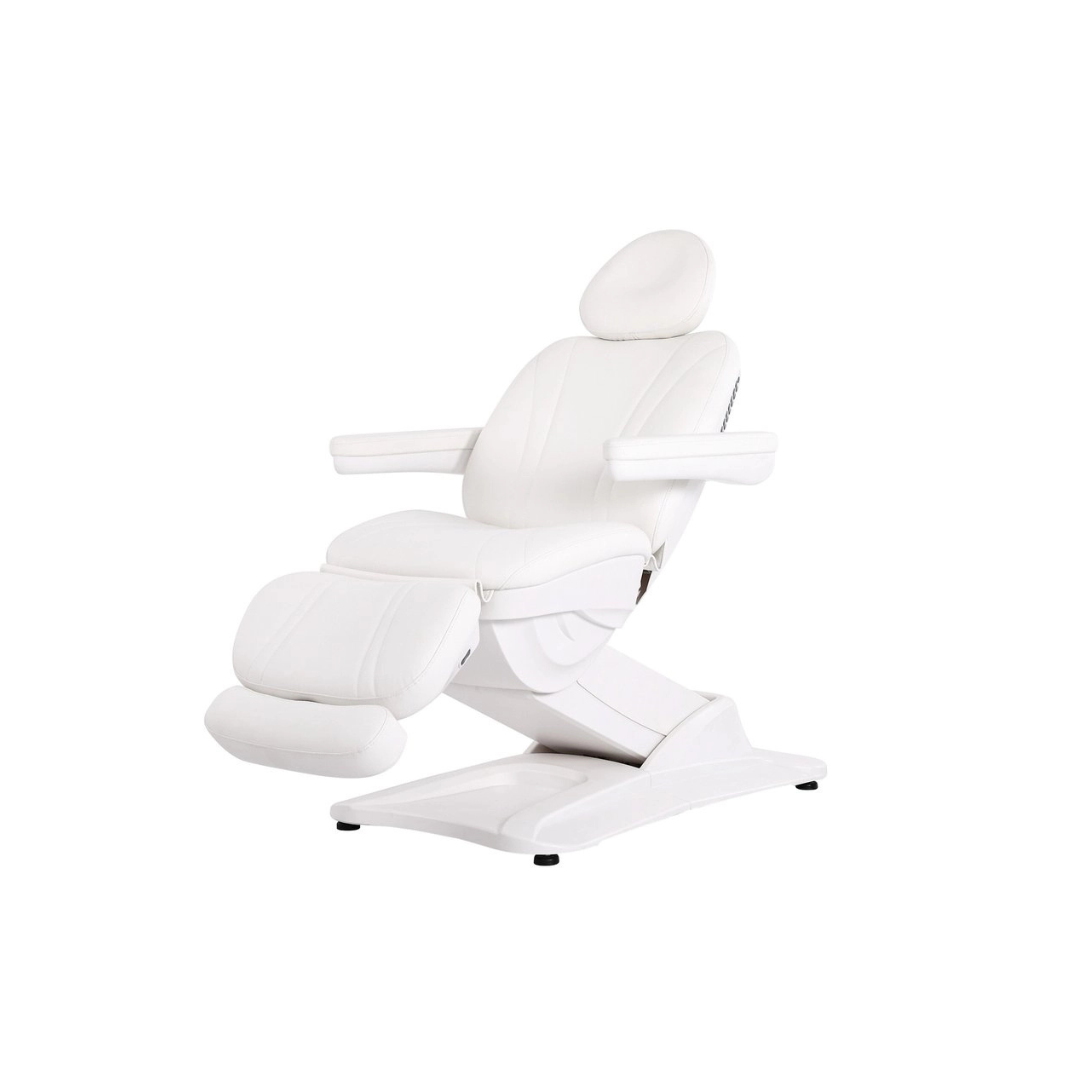 Fauteuil esthétique électrique DOLCEA blanc avec 4 moteurs et fonction antigravité